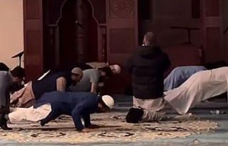 ABD’de yaşayan Trabzonlu imam teravih sonrası...