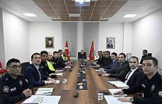 Adıyaman’da haftalık asayiş değerlendirme toplantısı...