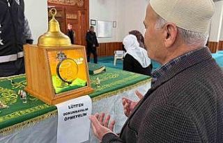 Adıyaman’da Sakal-ı Şerif’e büyük ilgi