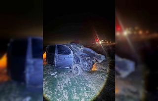 Ağaca çarpan kamyonette 4 kişi yaralandı