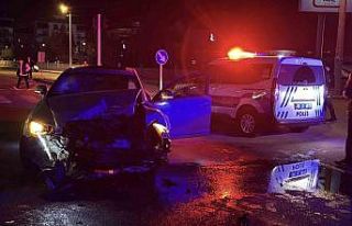 Aksaray’da kuzenler çarpıştı: 1 yaralı