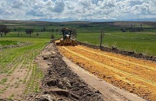 Aksaray’da stabilize yollarda bakım çalışmaları...