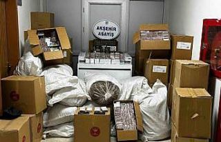 Akşehir’de kaçak tütün operasyonu