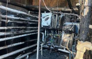 Alanya’da otelin kazan dairesinde çıkan yangın...