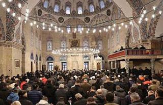 Amasya’da Sultan II. Bayezid Camii’nde bayram...