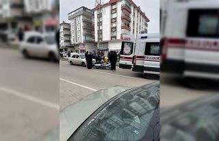 Ankara’da otomobilin çarptığı yaya yaralandı