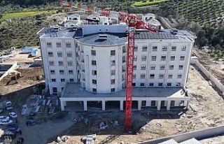 Antakya öğretmenevi ve akşam sanat okulu inşaatında...