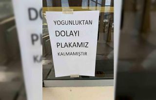 APP plaka yoğunluğundan plakalar tükendi