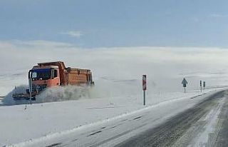Ardahan’da kar ve tipi ulaşımı aksatıyor