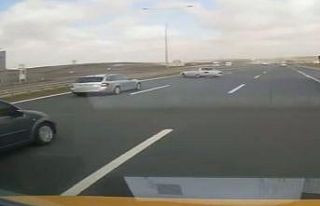 Arnavutköy’de makas atan sürücü kaza yaptı