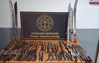 Asayiş uygulamalarında ruhsatsız silahlar, kesici...