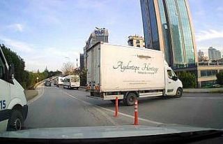 Ataşehir’deki önce yol istedi, sonra ters şeride...