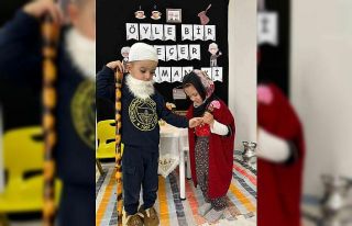 Aydıntepe’de minik öğrenciler Yaşlılar Haftası’nda...