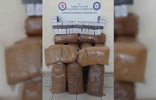 Bafra’da kaçak tütün ve makaron operasyonu