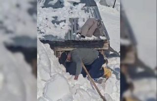 Bahar hazırlığı için gittikleri köyde metrelerce...