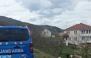 Bahçeye uçup takla atan otomobilin sürücüsü...