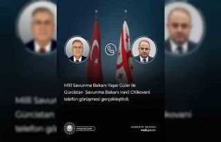 Bakan Güler, Gürcistanlı mevkidaşı ile telefonda...
