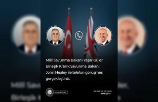 Bakan Güler, İngiliz mevkidaşı ile telefonda görüştü