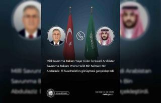 Bakan Güler, Suudi Arabistanlı mevkidaşı ile telefonda...