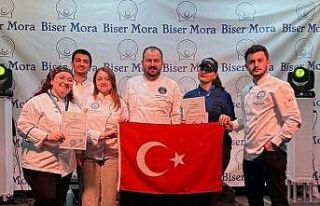 Balık ve dana yemeği kategorilerinde altın madalya...