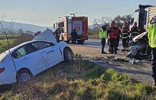 Balıkesir’de trafik kazası: 1 ölü, 2 yaralı