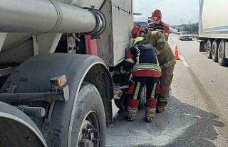 Bandırma’da tanker otomobille çarpıştı: 2 yaralı