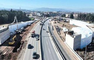 Başiskele Kavşağı projesinin yüzde 54’ü tamamlandı