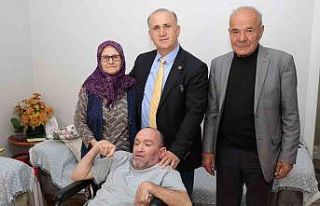 Başkan Kaya engelli İskender’in isteğini yerine...