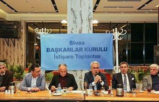 Başkanlar Sivas’ın yol haritası için bir araya...
