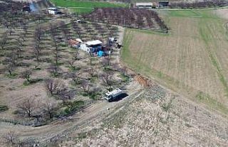 Battalgazi’de kırsal mahallelerde yol çalışmaları...