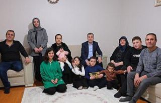 Bayburt’ta şehit ve gazi ailelerine bayram ziyareti