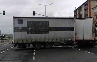 Bayram dönüşünde Tekirdağ yolunda ağır vasıta...