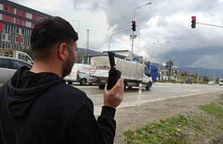 Bayram öncesi trafikte kırmızı ışık denetimi:...