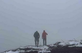 Bayram tatilinde kar yağışının tadını çıkardılar