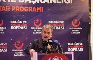 BBP Genel Başkanı Destici: "İşledikleri açık...