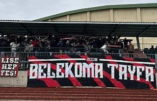 Belekoma Tayfa taraftar grubundan Kulüp Başkanı...