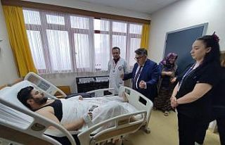 BEUN Rektörü Özölçer’den bayram ziyareti, hastalar...