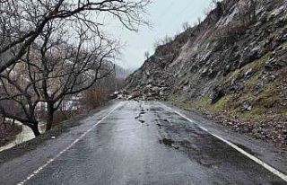 Beytüşşebap’ta heyelan nedeniyle 11 yerin yolu...