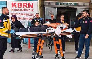 Bıçkı makinesi elini parçaladı
