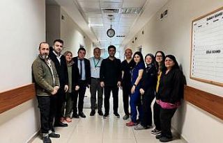 Bigadiç Devlet Hastanesinde bayramlaşma programı...