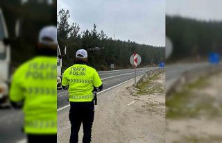 Bilecik’te drone destekli trafik denetimi