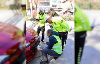 Bilecik’te standart dışı plakalara yönelik denetim