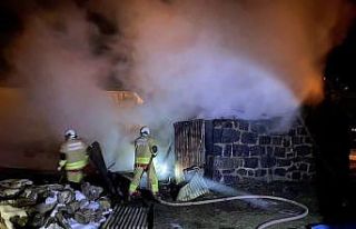 Bingöl’de odunlukta çıkan yangın paniğe neden...