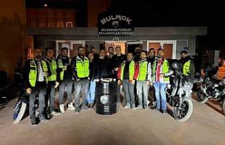 Buldanlı motosiklet sürücülerine ’güvenli sürüş’...