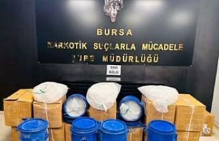 Bursa’da büyük uyuşturucu operasyonu