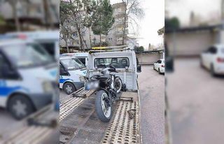 Bursa’da ‘Dur’ ihtarına uymayan motosikletliye...