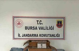 Bursa’da kaçak sigara operasyonu: 37 bin adet kaçak...