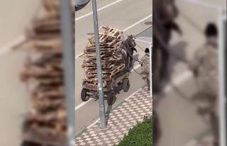 Bursa’da pes dedirten görüntüler