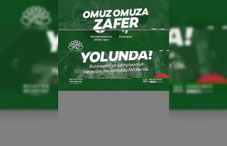 Bursaspor’un maç heyecanı Nilüfer’de yaşanacak