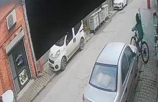Çalınan bisikletini ertesi gün buldu